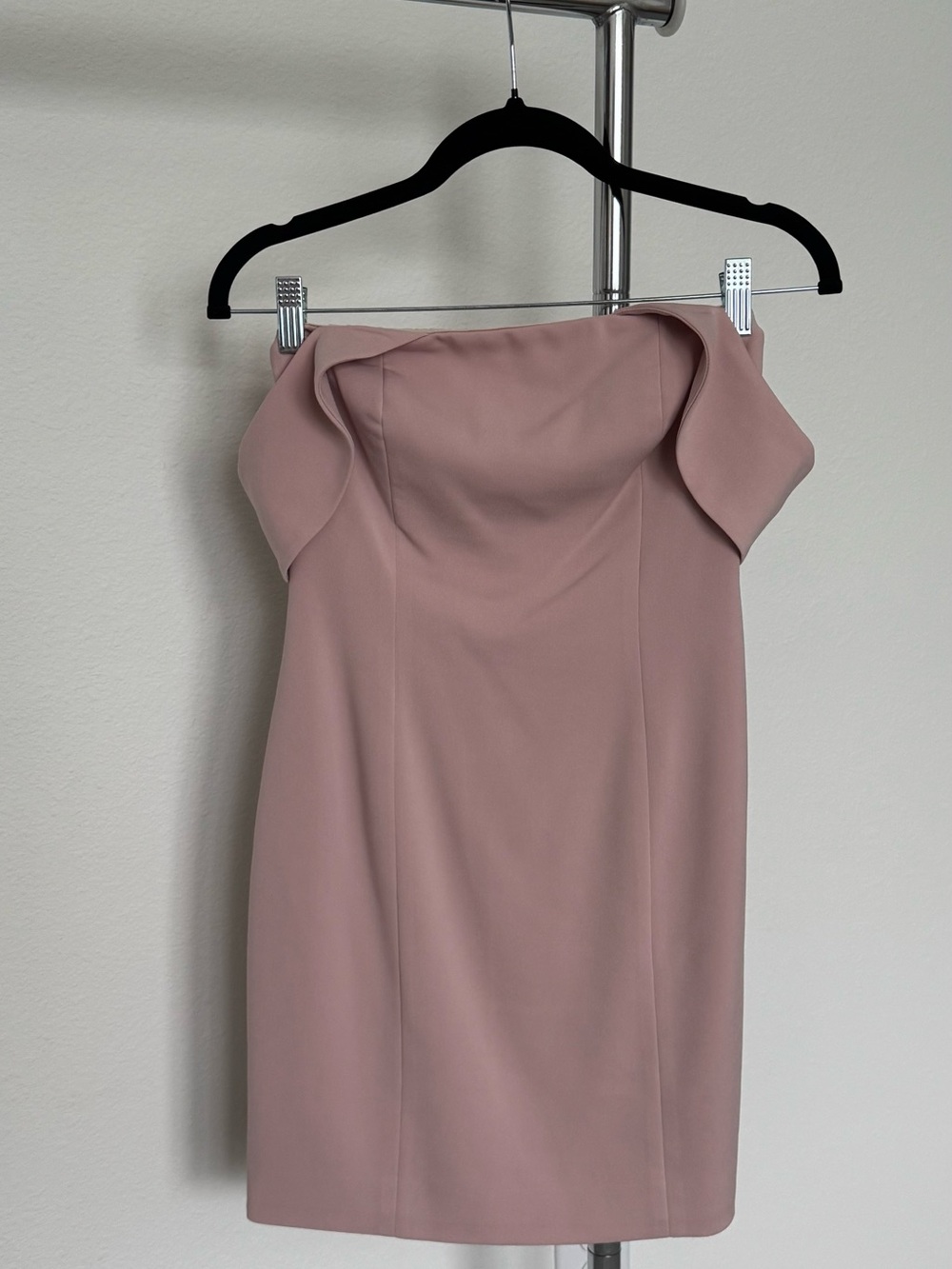 Revolve JAY GODFREY Strapless Dusty Rose Cocktail Dress